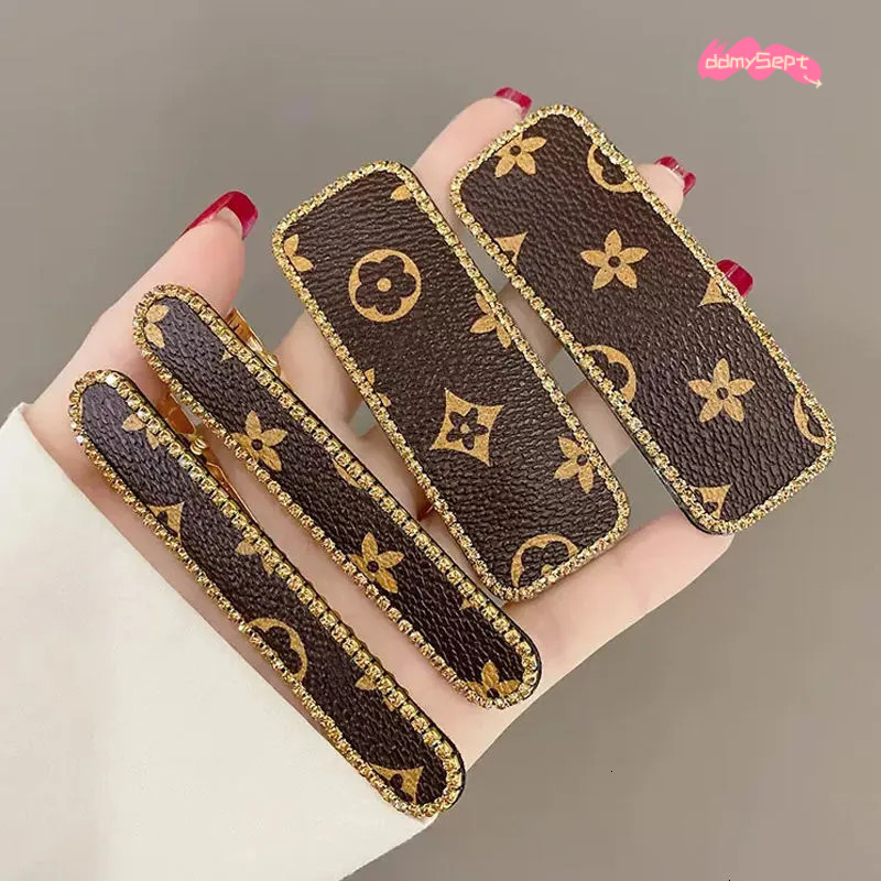 Rhinestone Clips - Elegant French Style Bling Hair Barrette Clip for Women's Fashion Accessories ddmysept