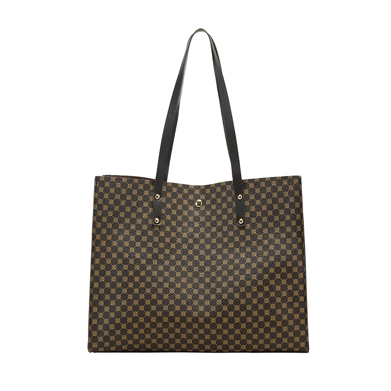 Womens Chic Crocodile Print Oversized Travel Bag Versatile Everyday Accessory tote bag