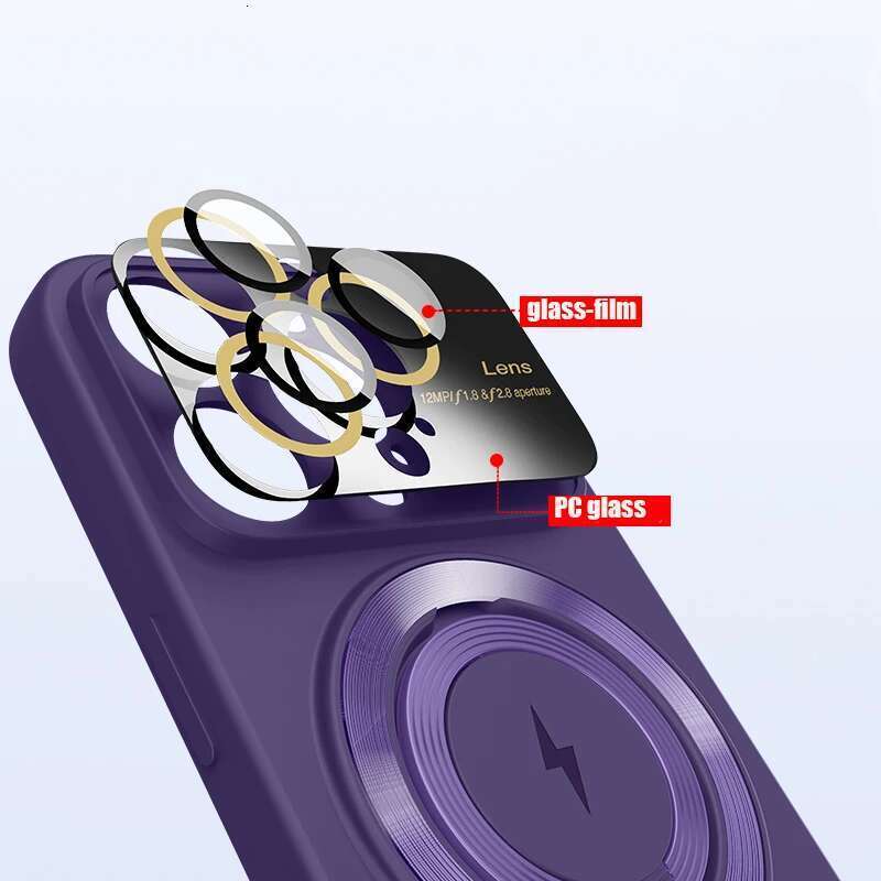 Magsafe Wireless Charging Magnetic Car Holder Ring Phone Case For IPhone 15 14 Plus 13 12 11 Pro Max Shockproof Back Cover