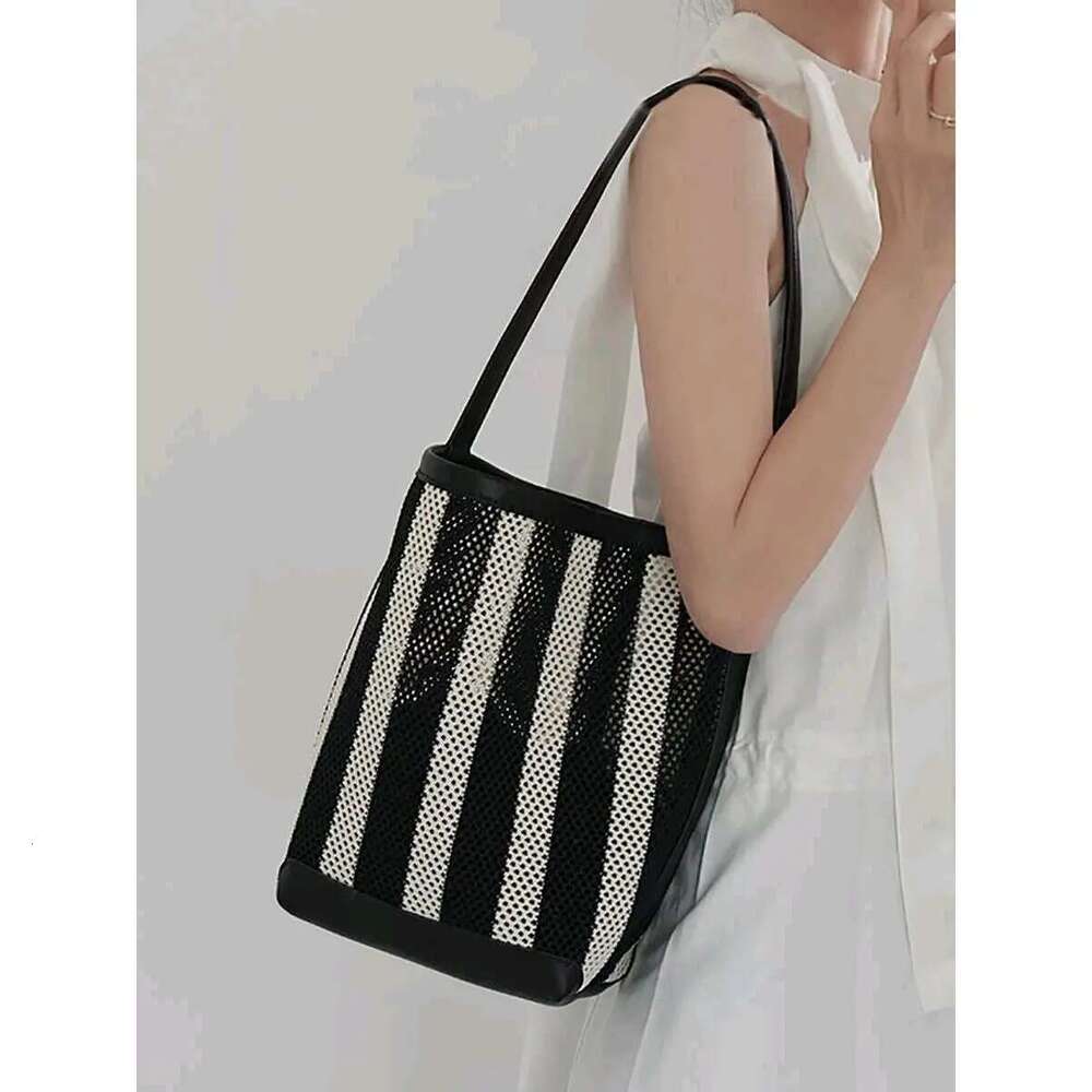 New High Quality Large Capacity Bucket Woven Tote Bag Designer's bag