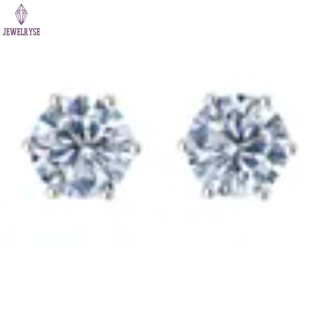 Designer Ring For Women 925 Sterling Silver Plated Gold 0.5-5CT Moissanite Ring Classic Six Claw Diamond Ring Girls Wedding Engagement Jewelry Woman C