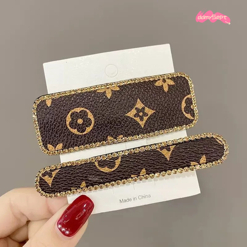 Rhinestone Clips - Elegant French Style Bling Hair Barrette Clip for Women's Fashion Accessories ddmysept