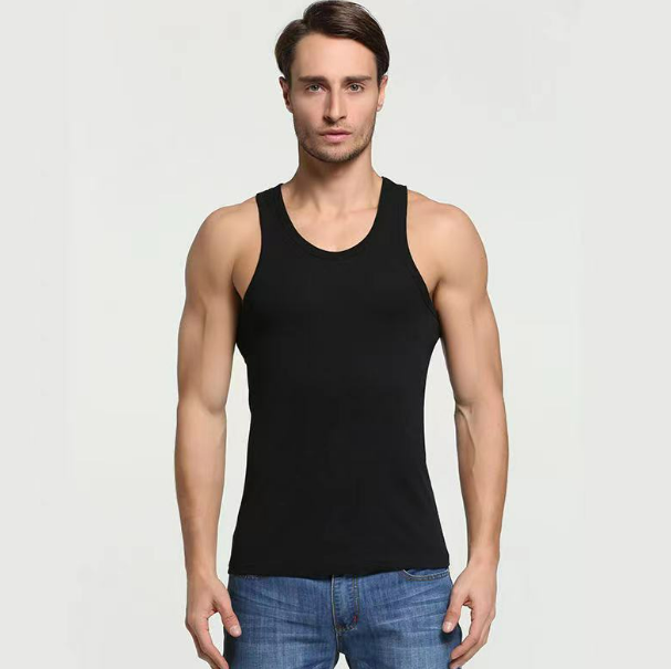 Men's waistcoat, form-fitting I-shaped undershirt, men's summer youth sports sleeveless waistcoat