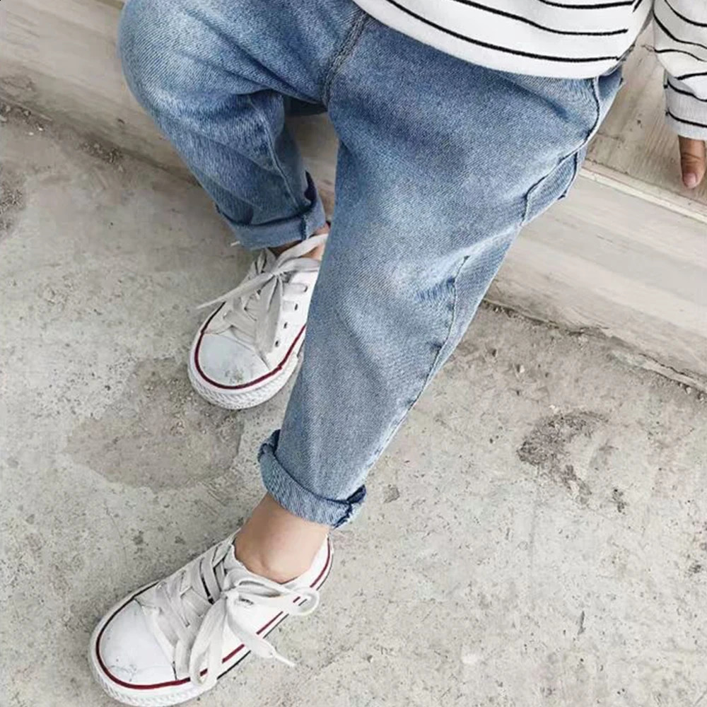 boys pants jeans loose fit suitable for casual holes cool children aged 06 250414z