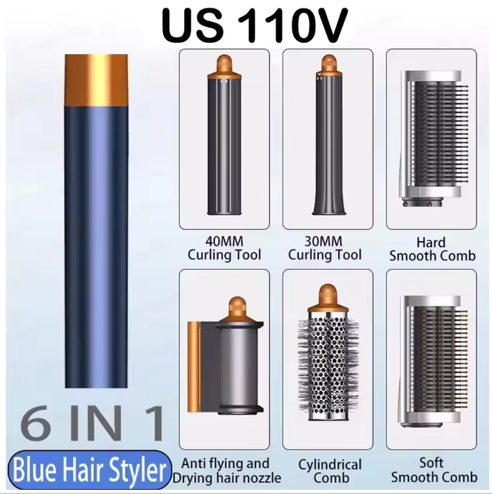 Shark HD430 FlexStyle Negative Ion Hair Dryer&Air Styler Wrap,5-in-1 Airwrap Brush & Multi-Styler With Auto-Wrap Hair Curlers