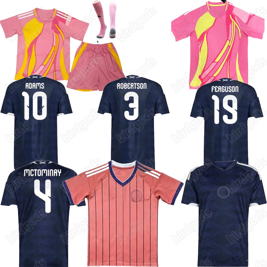 scotland 25 26 soccer jerseys shirts ROBERTSON MCTOMINAY MCGINN DYKES ADAMS FERGUSON GILMOUR CHRISTIE HICKEY 2025 2026 football Fans Player Kids Mens Kit uniform