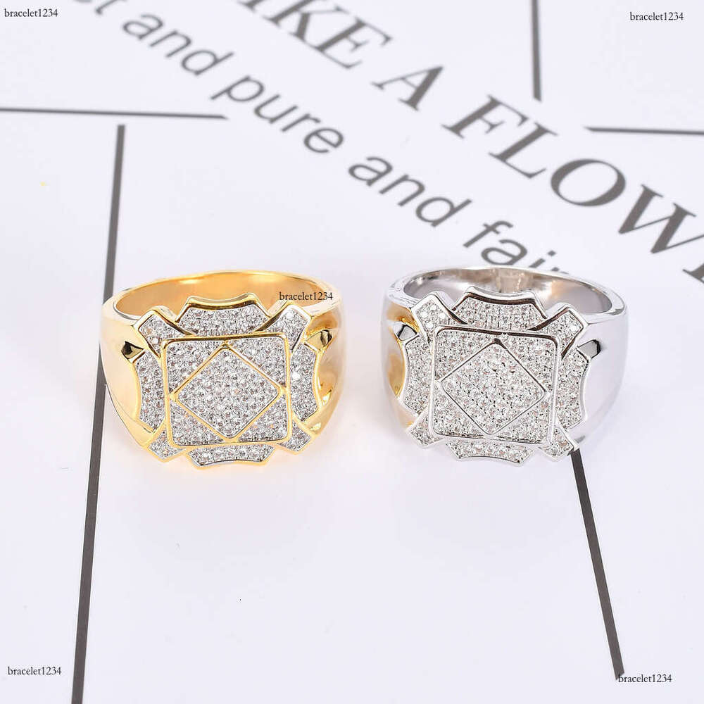 Luxury designer several ice out VVS Moissanite rings for men and women hip-hop rings with free shipping