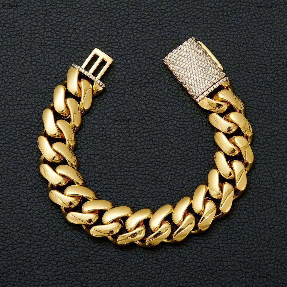 Cuban Chain Necklace for Men Gold Plated Hip Hop Jewelry Multiple Sizes Free Shipping