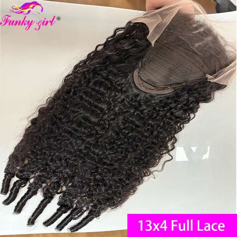 12A Human Hair Brazilian Pixie Curls 200% Transparent Frontal Wig For Women Burmese Curly Full Lace Wigs