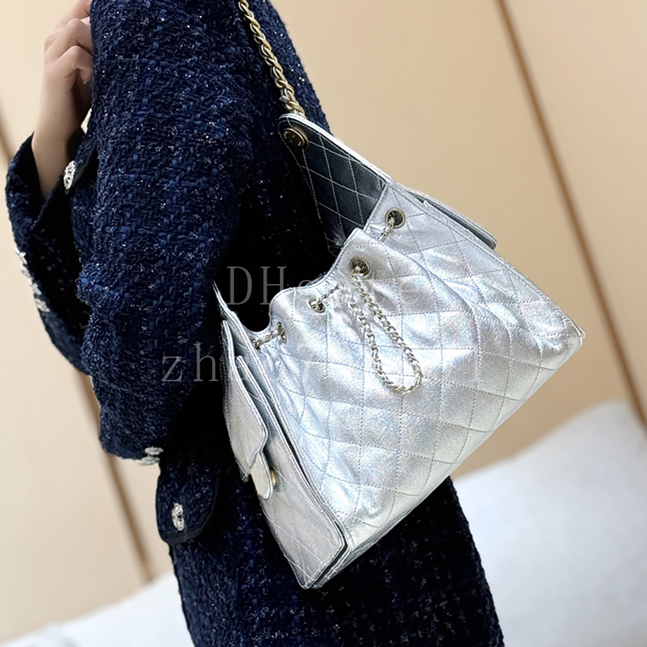 Grained Calfskin Handbag Hobo bag 25Bag Luxury Shoulder bag Real mirror quality Designer bag Small size 30CM With box CAS5293C