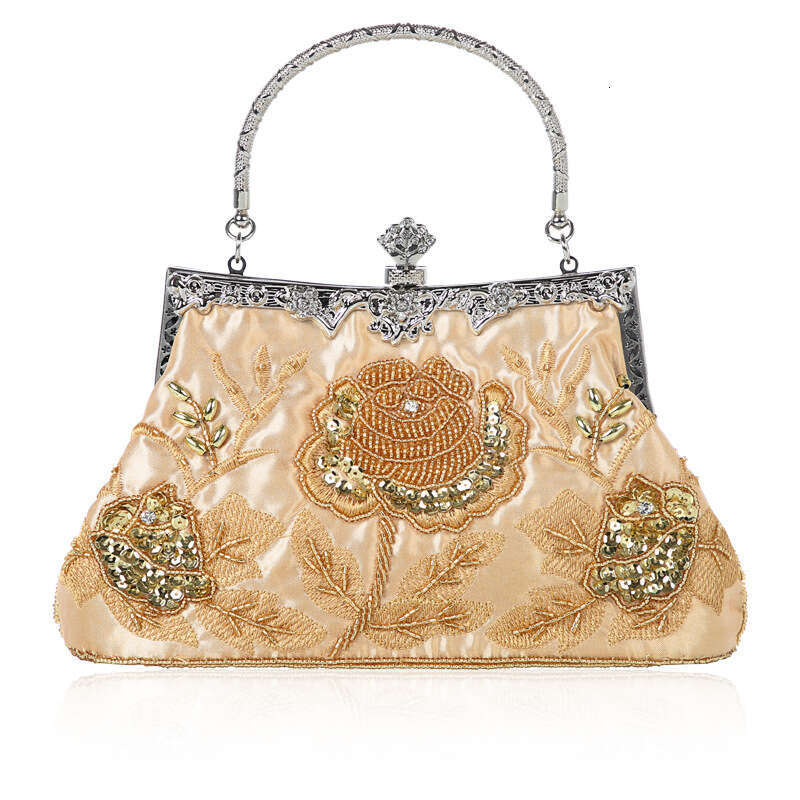 Hot Selling Handmade Beaded Embroidered Celebrity Banquet Unique And Festive Bride Bags, Cheongsam Bags