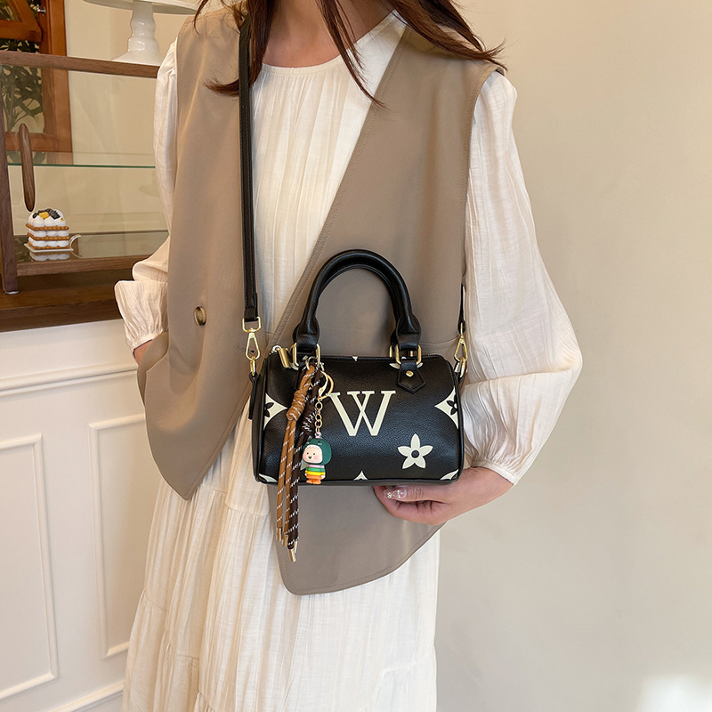 Stylish Typography Print Handbag Collection - PU/Leather Material Crossbody/Sling Bags