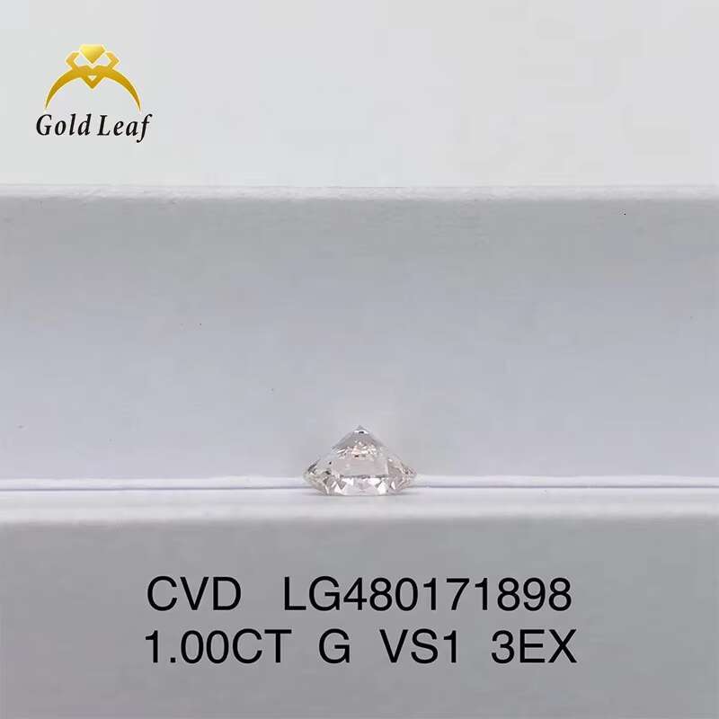 Goldleaf Certified Loose Diamonds 1CT 2CT 3CT Brilliant Cut VVS Synthetic HPHT CVD IGI GIA Certified Lab Grown Lab Diamonds