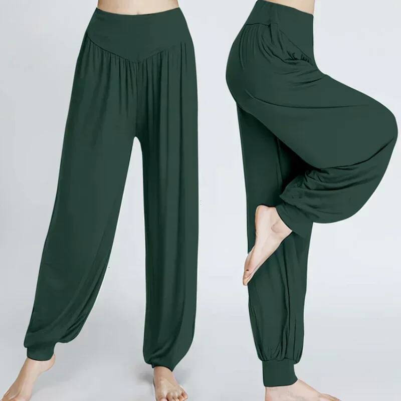 1Pcs Women's Elastic Loose Casual Cotton Soft Yoga Sports Dance Pants Comfortable And Breathable