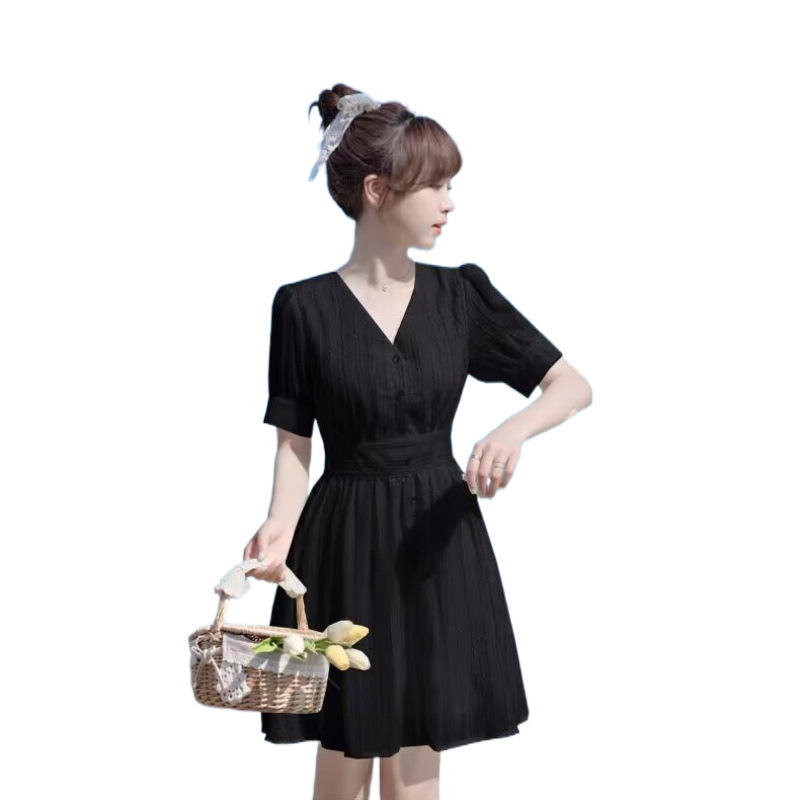 SY4120 High quality gentle style cotton and linen all-match skirt women's spring and summer Zen style women's clothing high waist