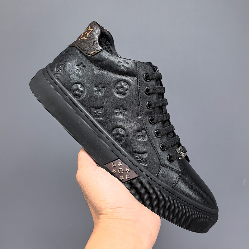 free shipping designer shoes men's autumn winter Korean casual sports thick-soled sports casual shoes white sneakers trendy fashionable versatile