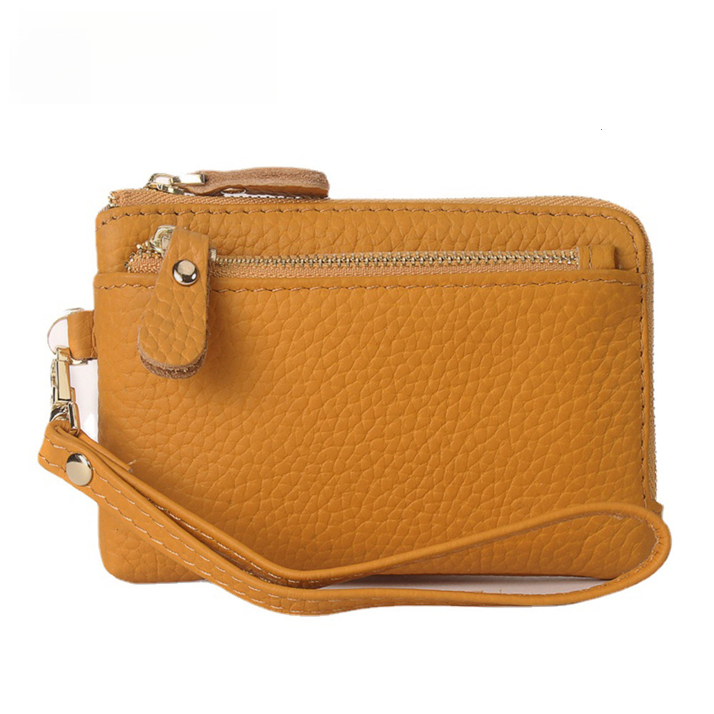 Designer Wallet Japanese Genuine Leather Women S Fashion Zipper Coin Handheld Small Bag Cowhide Zero Wallet Keychain Luxury Wallet Key Pouch