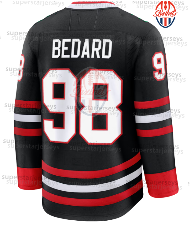 Mens Womens Youth 98 Bedard Jerseys Teravainen Foligno Vlasic Stitched Name Number Hockey
