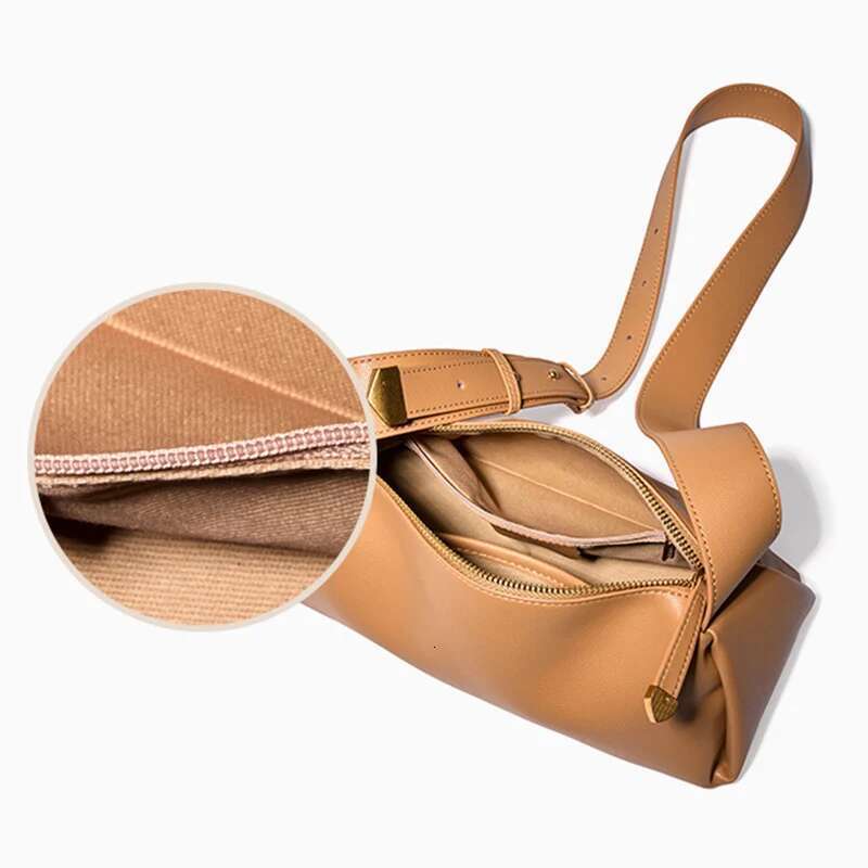 Designer Bag 2025 2024 New Cowhide Split Leather Crossbody Handbag For Women's Advanced Sensation Stick Underarm Messenger Soft One Shoulder Bags
