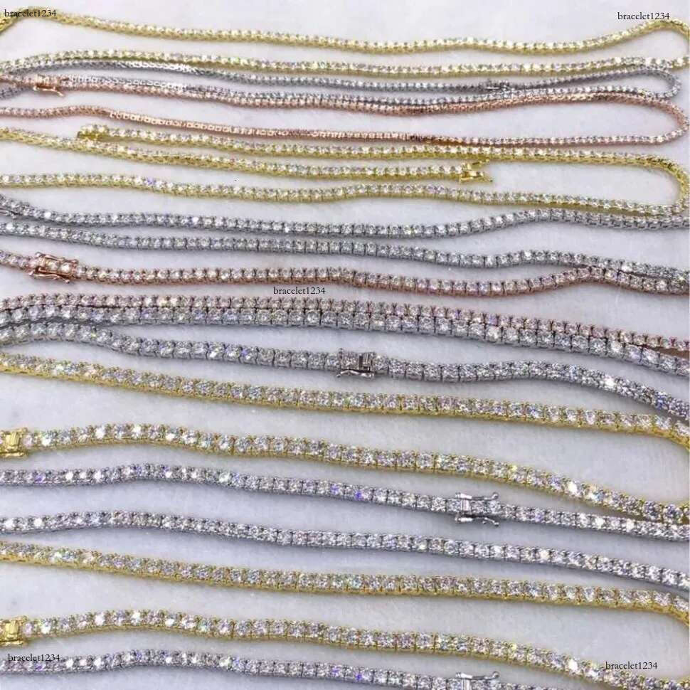 necklaces for women fashion Designer Pendant locket chains Hip Hop Sier VVS Moissanite Dia necklace Jewelry tennis chain