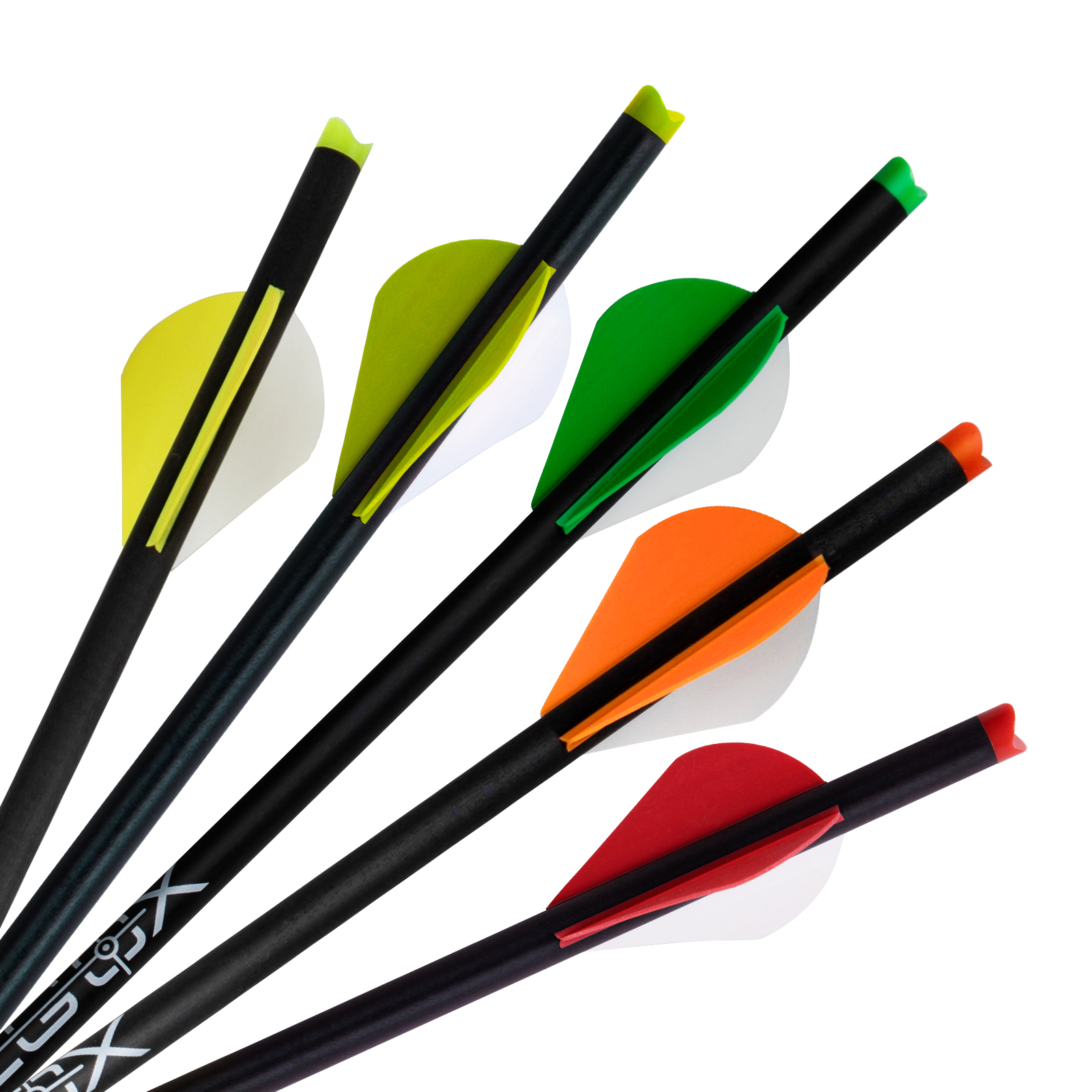 Crossbow Arrows 20 inch Crossbow Bolts Hunting Carbon Arrows for Crossbow Half-Moon Nocks Archery Practice Training Arrows(Pack of 12)