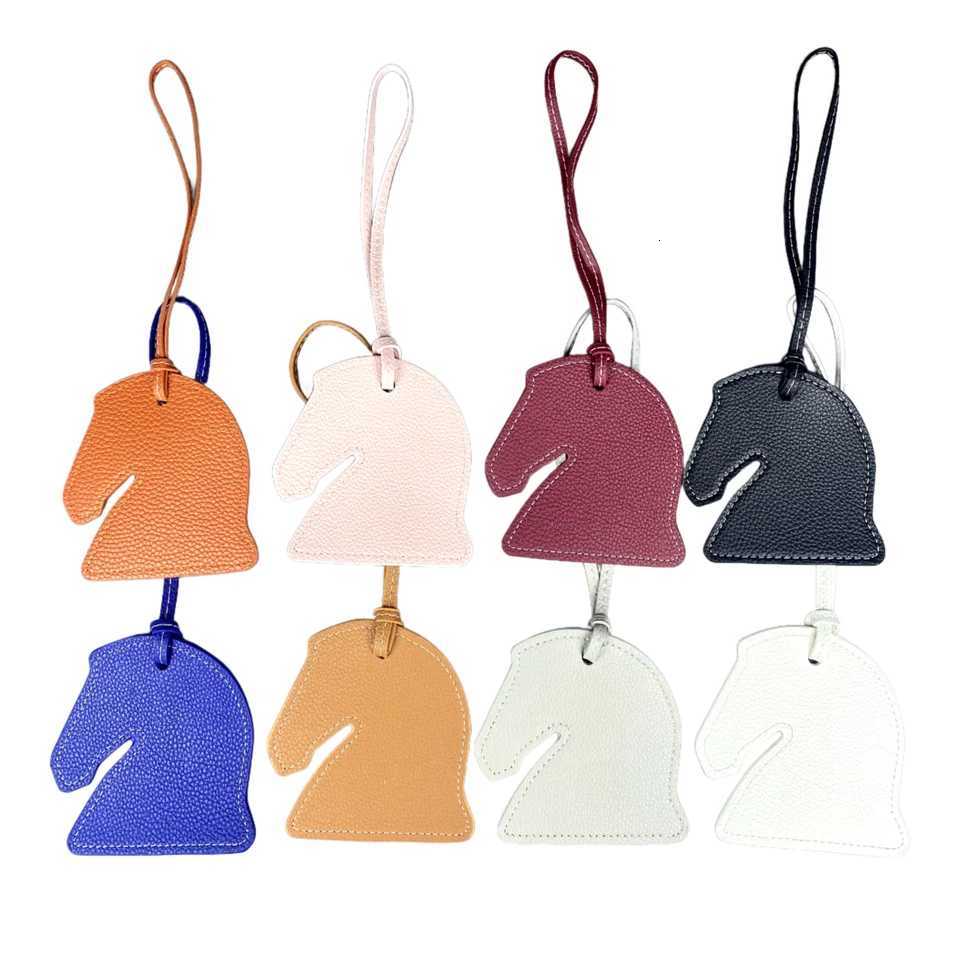 Handmade Leather Horse Head Horseshoe Charms Set-Premium Thick Leather-Mix Match Colors-PU Leather-Ideal Bag Accessory Z251120