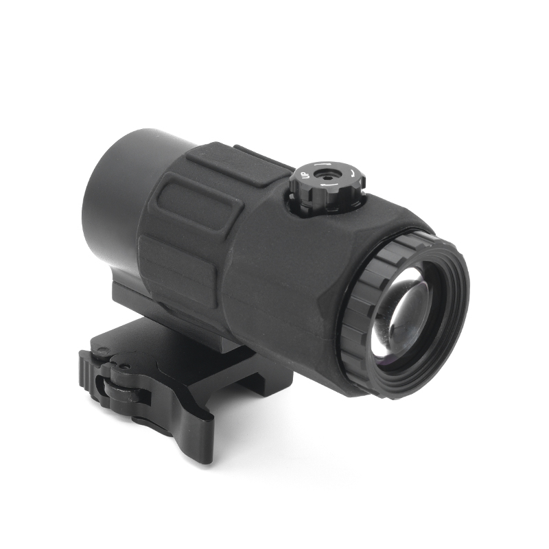 G45 Magnifier Sight 5X with Switch to Side Quick Detach QD Mount for Hunting and Airsoft Rifle with Original Markings