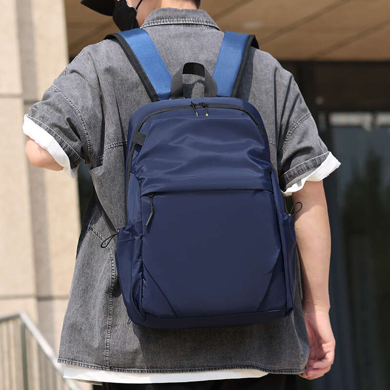 Business membrane backpack for men, new large capacity leisure commuting backpack, student storage, dirt resistant computer bag