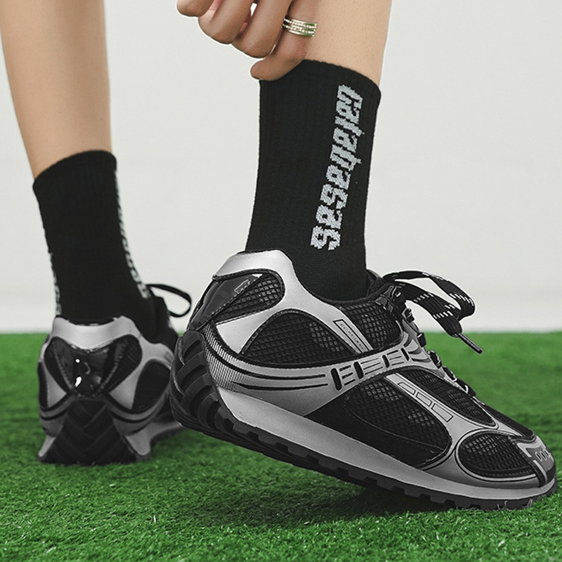 Men's Outdoor Retro Sneakers All-Season Lightweight Breathable Running Shoes Stylish Comfortable Trendy Footwear