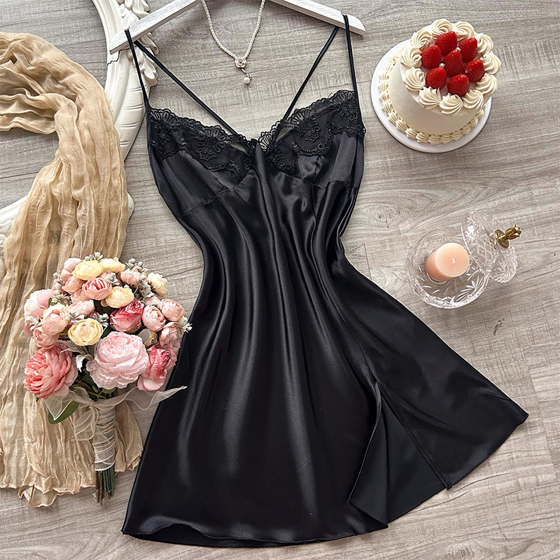 European and American style underwear sexy foreign trade nightdress fashion simple suspender pajamas