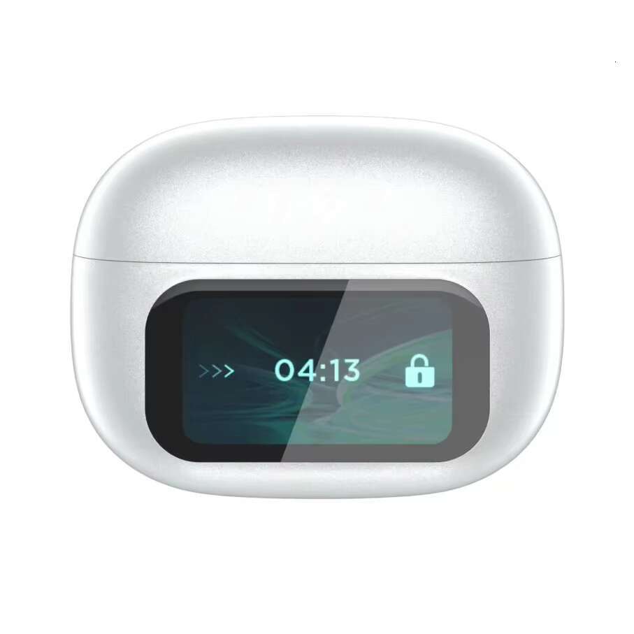 LCD display intelligent TWS earbuds OWS ear clip Bluetooth 5.4 earphones with artificial intelligence translation