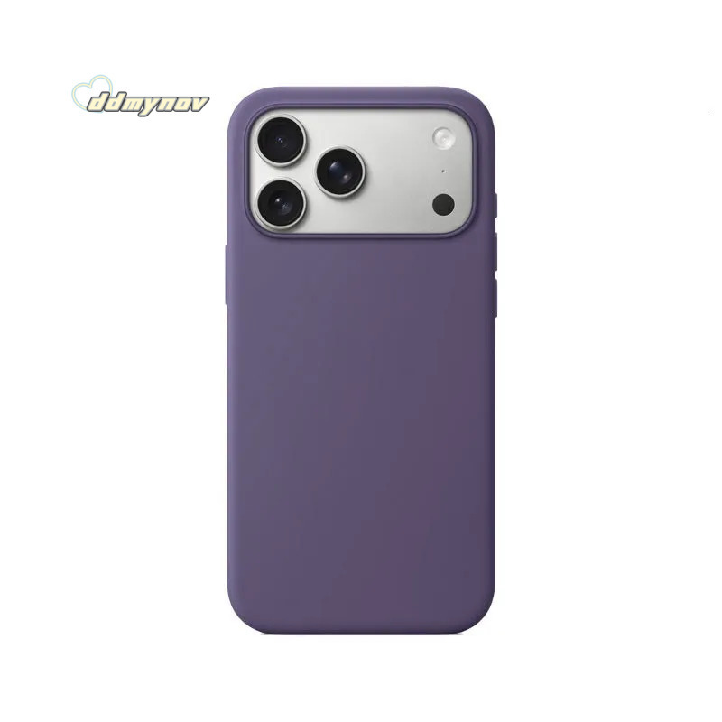 Compatible Apple iPhone 17 Pro Max Case Liquid Silicone Full Coverage Magnetic Frame with Camera Button Protection - Animated Design ddmynov