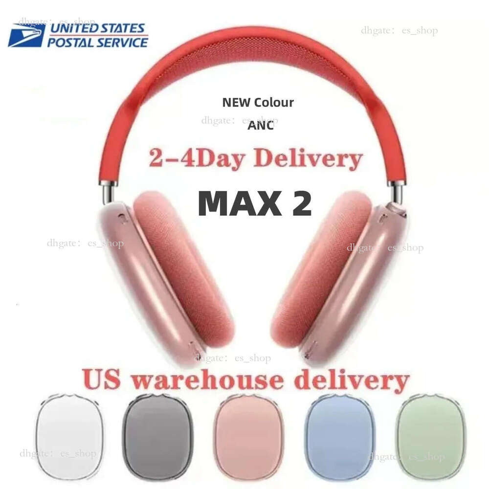 USA Stock for airpods ANC Metal airpodspro max pro 2 3 4 Headband Headphone Accessories Transparent Waterproof Protective case Maxs Headphones Smart Cover
