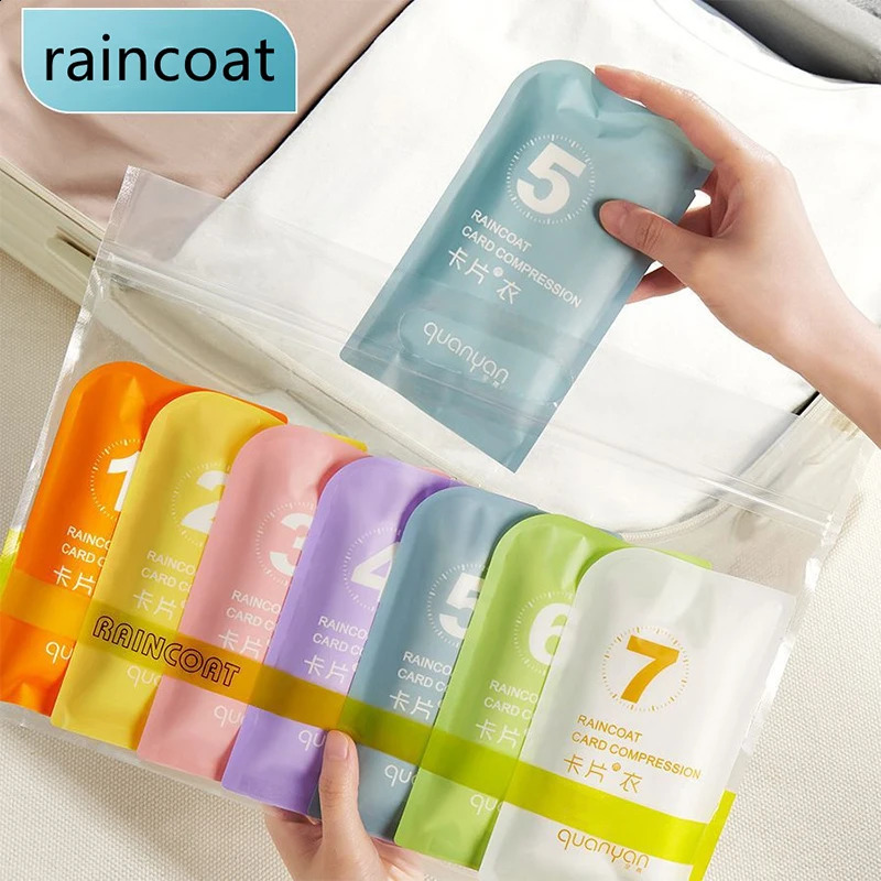 Portable Thickened Raincoat Travel Outdoor Rainwear Waterproof Women And Men Disposable Camping Rain Cover Travel Supplies 250421