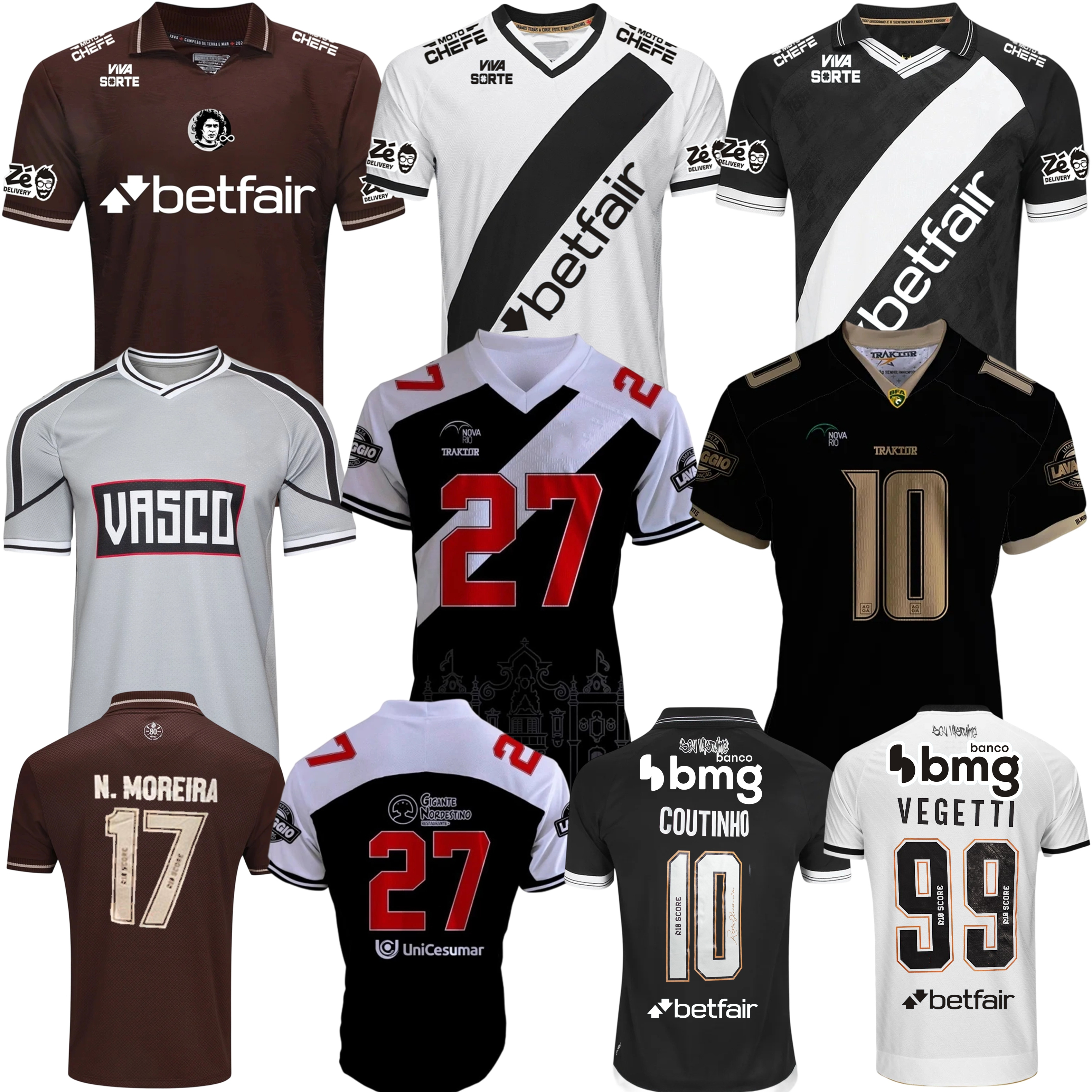 2025 2026 Vasco da Gama Soccer Jerseys 25 26 COUTINHO PAYET Medel Sforza 99 00 EDMUNDO LGBTQIA home away football shirt