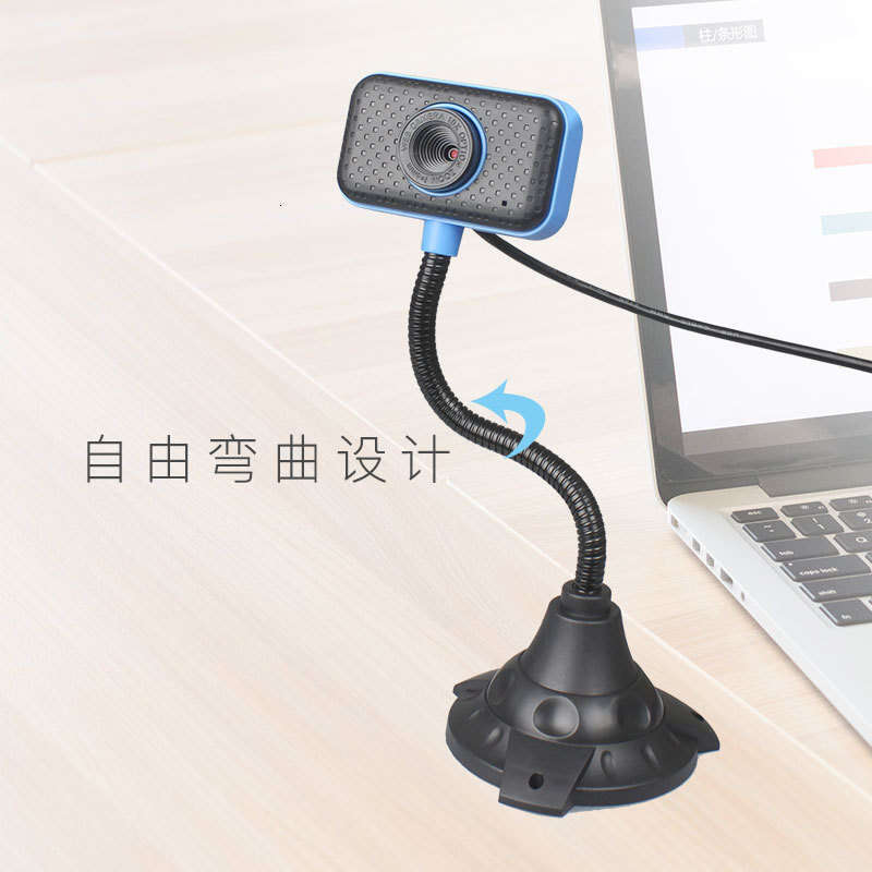 Fu Character Desktop Laptop Online Class Live Streaming Digital Camera HD with Microphone