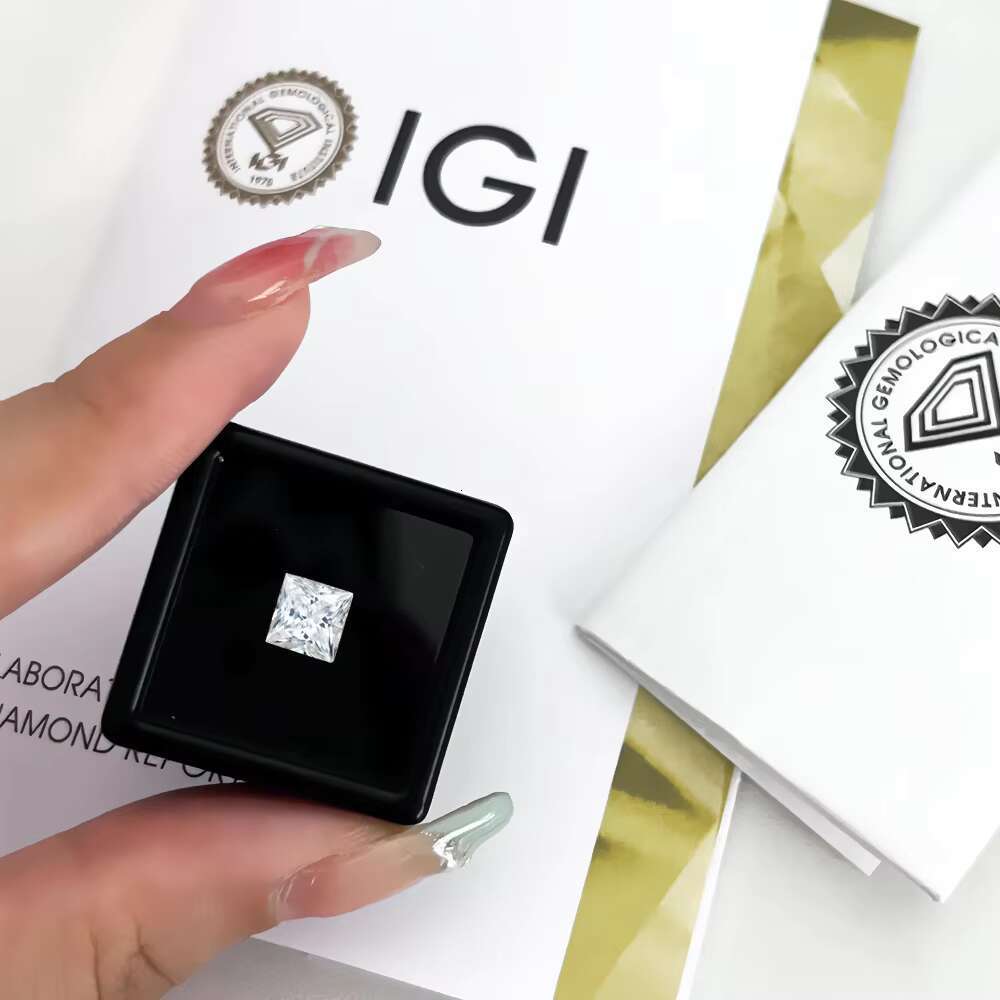 Rarity Lab Grown Diamond Factory Price Wholesale square Shape IGI Certificate D Color Vvs1 CVD HPHT Small Size Diamond