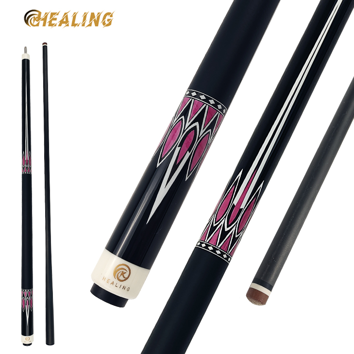 OKHEALING Billiards Cue Set Punch Break Cues 12.9mm Carbon Fiber Shaft for Pool Cue Game Black Technology Hard Tip Billard Stick
