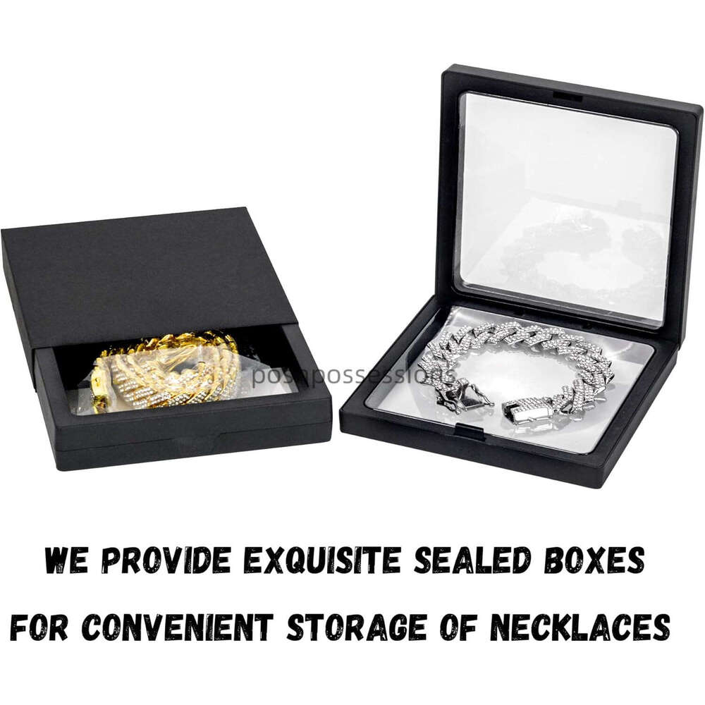 Mens Sier/Gold 8''16''18''20''22''24'' Necklace Iced Out Thick Chain Women Bling Dia Cut C