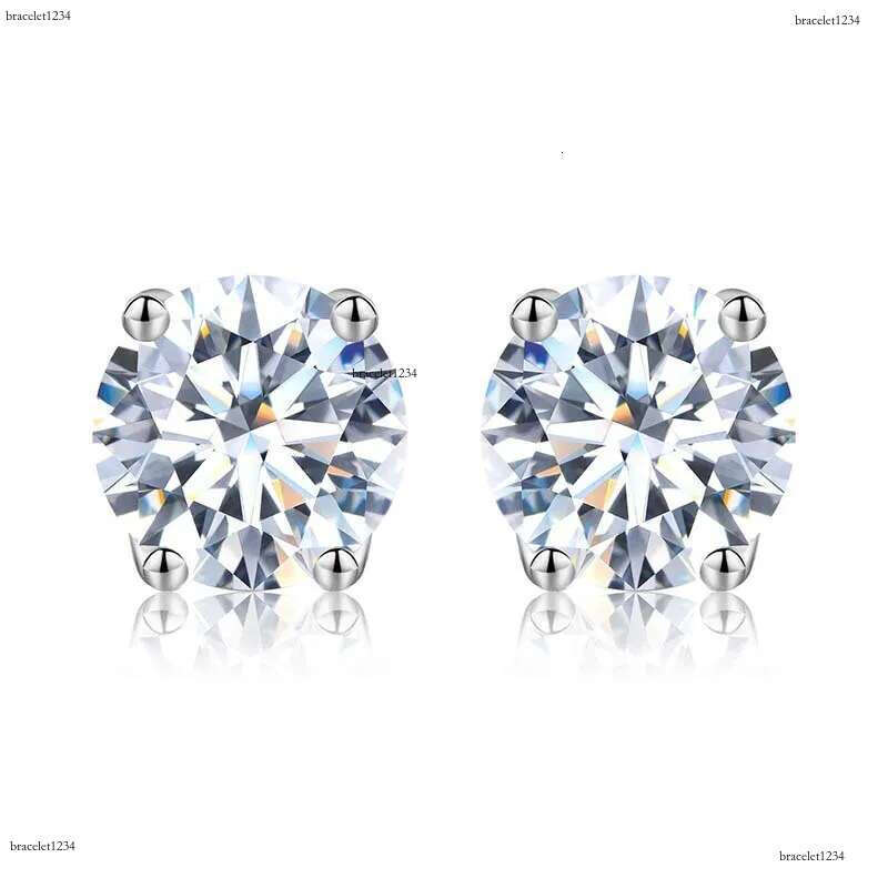 pass dia tester vvs moissanite designer for women sterg sier stud earrings gold plated mens screw back earring jewelry valentines day gift