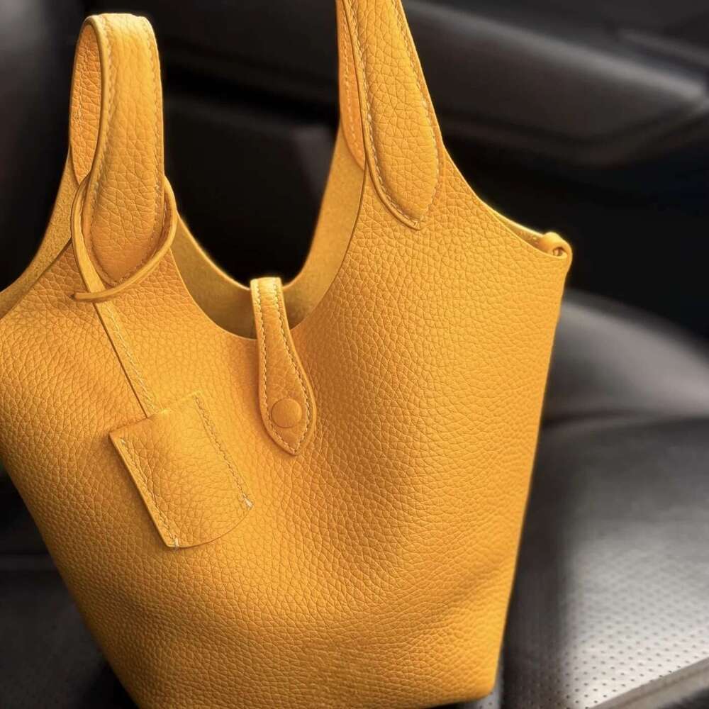 Designer Bag Lafite Basket Polo Yellow Handbag Cross Shoulder Bucket Head Cover Leather Tote Women S Bag