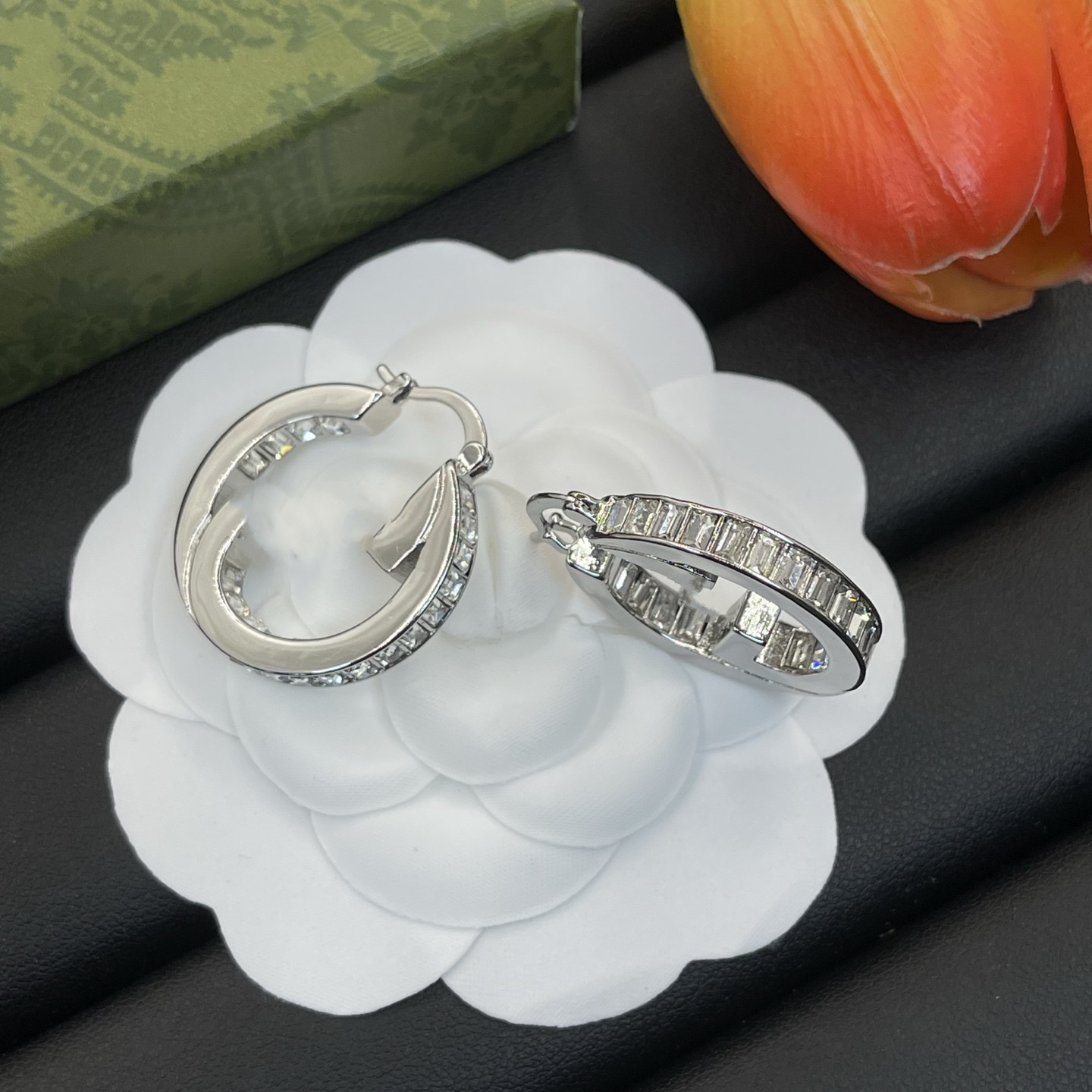 Silver Earrings Luxury Designer Earrings Designer Earrings for Woman 925 Silver Needle Earrings Fashion