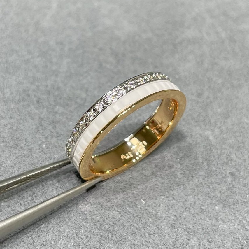 ADITA Quatre rings 4 color designer thin ring TOP quality for couples wedding rings details are consistent with counter products classic style diamond J003