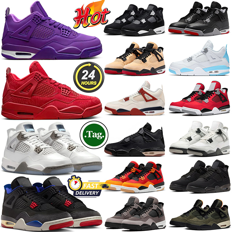 Nigel Sylvester 4 4s designer basketball shoes men women Photon Dust Blue Chill Undefeated Fire Red Starfish Pizza Denim mens trainers outdoor sneakers