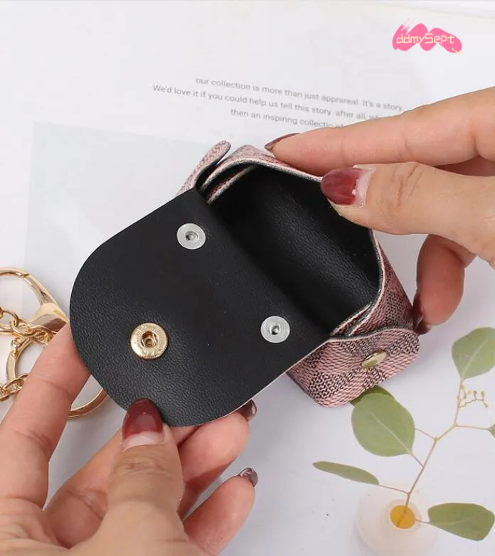 PU Leather - Handmade Tassel Car Key Lanyard Purse Keychain for Men & Women Bag Pendant ddmysept