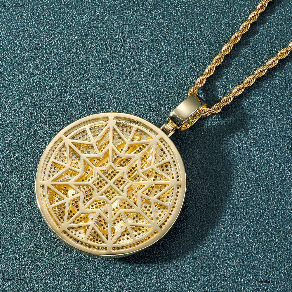 Luxury designer new Prayer Pendant Hip Hop Men Women Ice out VVS Moissanite necklace collarbone Chain with free shipping