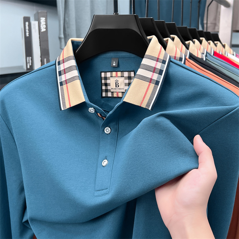 Designer T-shirts free shipping A variety of large-sized fashionable printed solid polo T T-shirts in 2025 men