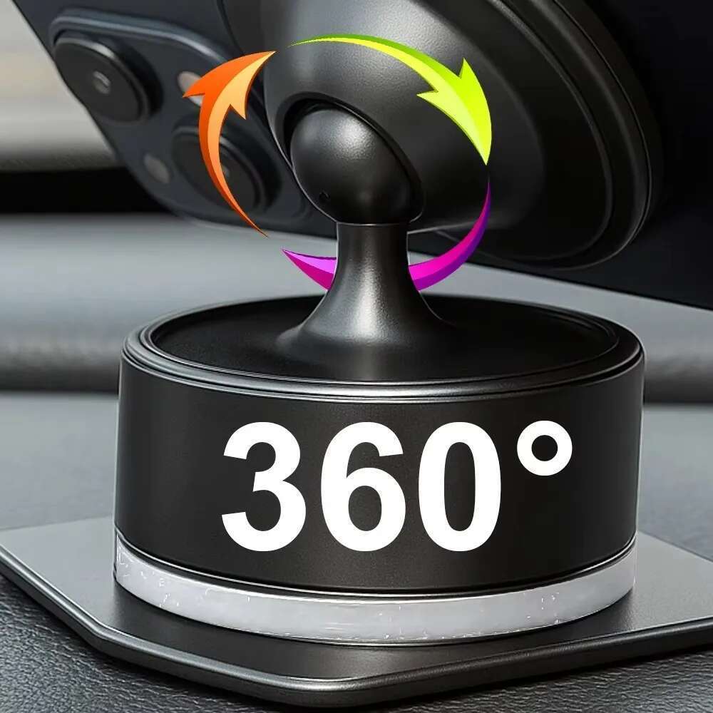 ion Car Phone Mount Auto Dashboard Windshield Vacuum Adsorption Aluminum Alloy Holder for IPhone Samsung GPS Stand
