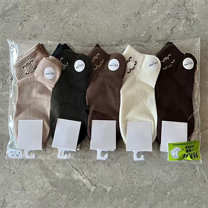 Sports Sweat Men's Socks Designer Absorbent Summer Breathable Soft Comfortable Sport Style Letter Printed One Sizes