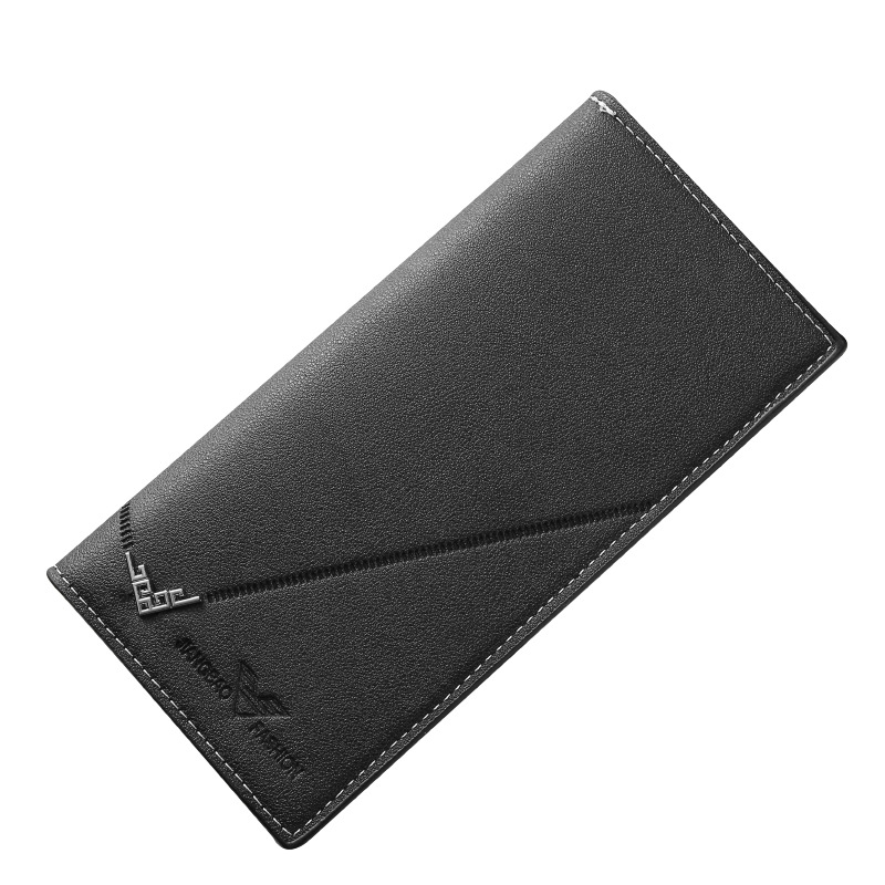 Cross-border new men's fashion long wallet soft leather wallet handbag large capacity business bag multi-card card bag